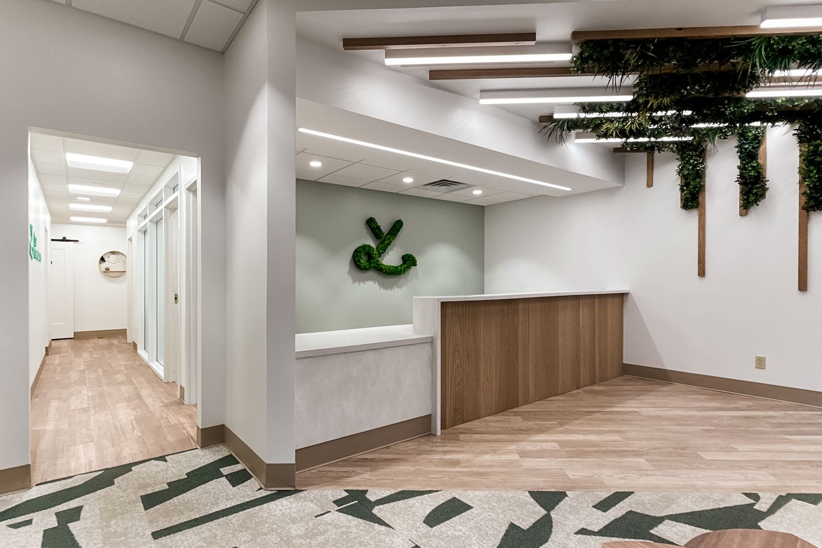 Modern orthodontic office interior at Yidi Orthodontics in West Lafayette